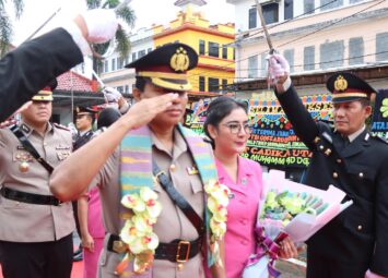 Polres Gowa Gelar Acara Pelepasan Untuk AKBP Tri Goffarudin P. SIK. M.H