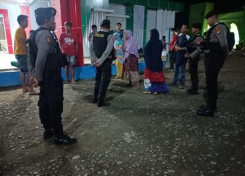 Sat Samapta Polres Takalar Jalin Komunikasi dengan Masyarakat