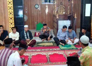 “Jumat Curhat”, Kapolsek Mapsu dengar dan Tampung Keluhan Warganya