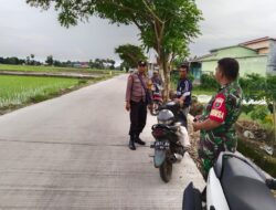 Sinergitas TNI-Polri Giat Patroli Kewilayah Binaan