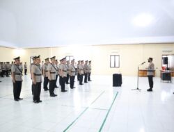 Kapolres Bulukumba Pimpin Upacara Sertijab Perwira di Jajaranya