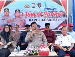 Wakapolda Sulsel Gelar Jum’at Curhat di Pelabuhan Paotere
