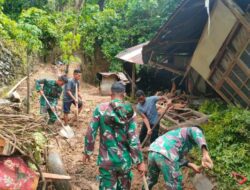 Panglima Kodam XIII/Merdeka, Kerahkan Personil Bersihkan Lokasi Banjir dan Longsor