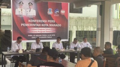 Walikota Manado Gelar Jumpa Pers