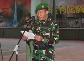 Korem 042/Gapu Gelar Apel Gabungan, Kasrem Bacakan Amanat Panglima TNI