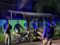 Patroli Blue Light Samapta Polres Takalar, Beri Rasa Aman Bagi Masyarakat di Malam Hari