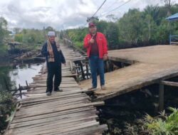 Pasca Banjir, Banyak Jalan dan Jembatan Rusak, Mardani, Semoga Bisa di Bantu Melalui Dana CSR