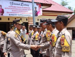 Kapolres Takalar Kunker di Polsek Mapsu, Ini Tujuannya