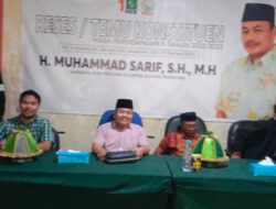 H.Muhammad Sarif Gelar Reses ke 2 di Hotel Kita Kab Jeneponto