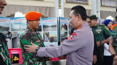 Kapolri Beri Apresiasi Langsung ke TNI Pada Tim Gabungan Evakuasi Kapolda Jambi