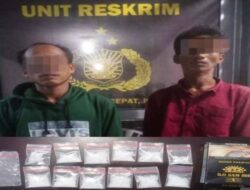 Polsek Labuhan Ruku Tangkap Dua Orang  Penjual dan Pengguna Narkoba.