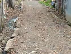 Asal Jadi !! Pekerjaan jalan Tani Dusun Mattoanging Amburadul