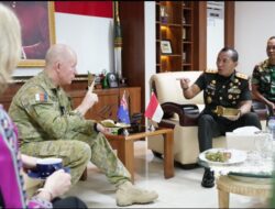 Pangdam XIV/Hsn Sambut Kedatangan Atase Darat Australia di Makodam