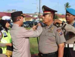 AKBP Jose DC Fernandes, S.I.K. Laksanakan Upacara Laporan Kenaikan Pangkat Pengabdian Personil