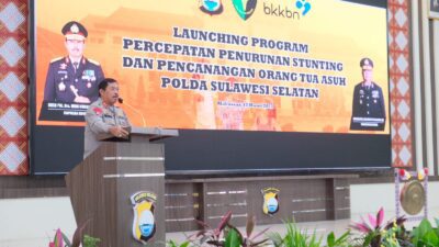 Kapolda Sulsel, Launching Program Percepatan Penurunan Stunting 
