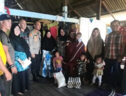 Kapolres Takalar mengunjungi Penderita Stunting