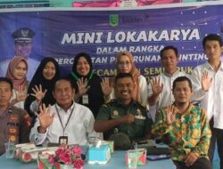 Mini Lokakarya Percepatan Penurunan Stunting di Gelar, Camat Semparuk Mari Tingkatkan Kerjasama Lintas sektoral