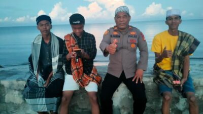 Kapolsek Marbo Pimpin Pengamanan Malam Pertama Tarwih dan Balap Liar