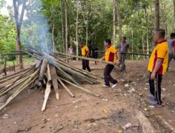 Arena Judi Sabung Ayam di Bakar Polisi