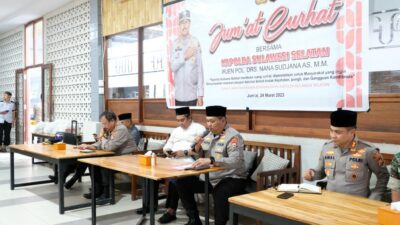 Awal Ramadhan Wakapolda Sulsel Gelar Jumat Curhat di Warkop Al-Fayyadh Maros