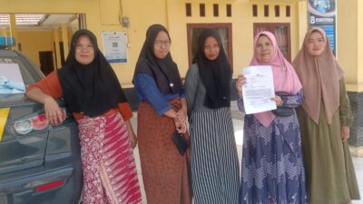 Emak-Emak Korban Arisan Buat LP di Polsek Rantau Panjang