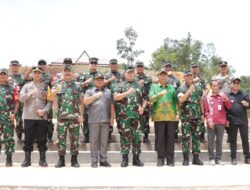 Kapolres Bengkayang dan Forkopimda Sambut Kehadiran Panglima TNI di PLBN Jagoi Babang