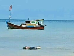 Warga Temukan Mayat Tanpa Identitas di Pantai Kampak Paloh Kabupaten Sambas
