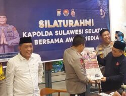 Kapolda Sulsel, Silaturahmi dan Bukber dengan Awak Media