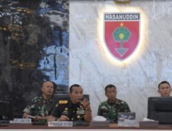 Pangdam XIV/Hsn Terima Paparan Kesiapan TMMD Ke-116 dan LKJ