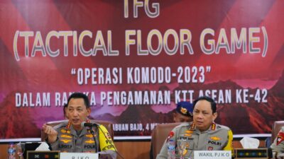 Gelar TFG, Kapolri Tekankan Personel Harus Pahami Tugas dan Cara Bertindak saat Amankan KTT ASEAN