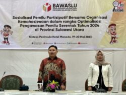 BAWASLU Provinsi Sulut Ajak Mahasiswa Tolak Politik Uang