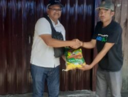 PTPN VI Unit Usaha Lagan Berbagi Beras Dengan Masyarakat Sekitar Perusahaan
