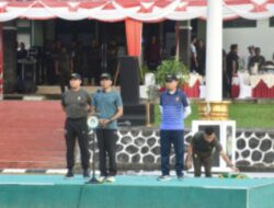 Sinergitas TNI Polri Laksanakan Olah Raga Bersama Demi Menjaga Pemilu 2024