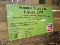 Harga Eceran Tertinggi Rp17.000/Tabung LPG 3Kg Hanya Isapan Jempol Belaka 