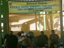 RAT KUD Bakti Semparuk Tahun Buku 2022, Burhan Kumri Terpilih sebagai Ketua Baru