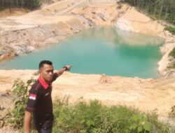 Sejumlah Warga Desa Resah Akibat Lubang Bekas Tambang tidak di Timbun Kembali