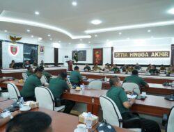 Pangdam XIV/Hsn Terima Paparan TMMD ke-117 dan LKJ