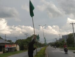 Tak Rela Bendera NU terlindas Kendaraan bermotor, Farel Achmad Asy-Syambasi: I Love NU