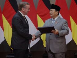 Menhan Prabowo Terima Kunjungan Menhan Jerman