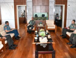 Kasdam Menerima Perwakilan Perwira Aju KKDN Pasis Dikreg LI Sesko TNI TA 2023