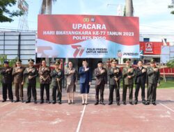 Hari Bhayangkara Ke-77, Kapolres Poso Jadi Irup