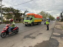 Beri Rasa Aman Bagi Masyarakat, Sat Lantas Polres Takalar Commander Wish Pagi