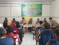 Musdes berjalan Lancar, Seburing Masuk Katagori Desa Maju 