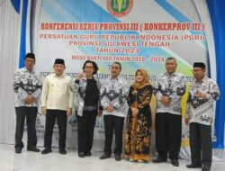 Konkerprov ke III PGRI Sulteng, Masa Bakti 2019-2024 Berlangsung di Aula Pemkab Buol