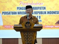 Bupati Hadiri Pengukuhan Pengurus PWRI