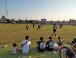Menyambut HUT RI ke 78 Sungai Bengkal Tebo Ilir Gelar Pertandingan Bola Kaki Antar RW