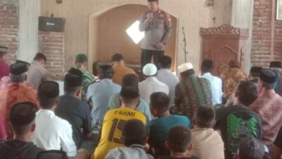 Jumat Curhat Polsek Pattallassang, Kapolsek Ajak Warga jaga Kamtibmas