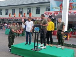 Turnamen Bola Voli Putra SMA/SMK se-Kota Ambon Piala Danrem 151/Bny Resmi di Tutup