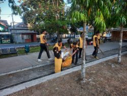 Polres Takalar Gelar Kerja Bakti Menyambut HUT RI ke-78