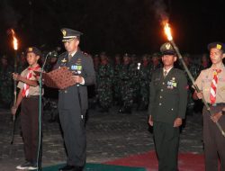 Kapolres Takalar Hadiri Apel Kehormatan dan Renungan Suci di TMP Polongbangkeng